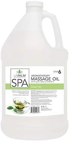 La Palm Aromatherapy Massage Oil 1 Gal (Green Tea)