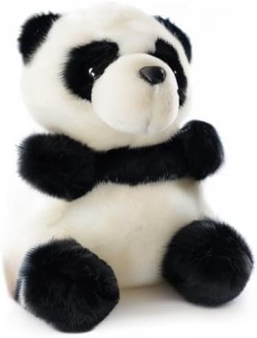 Sew Butiful 8.6" Panda Stuffed Animals Plush, Cute Plushies for Animal Themed Parties Teacher Student Award, Animal Toys for Baby, Boy, Girls, Great for Nursery, Room Decor, Bed (Panda)