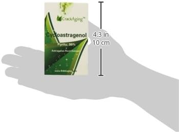 Crackaging Cycloastragenol 98% Telomere Support 25mg, 60 Capsules in 2 Bottles