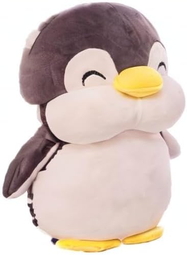 17.7 Inch Plush Penguin Stuffed Animal - Hugging Pillow with Smile Face, Cuddly Penguin Plushie Toy for Kids and Lovers - Perfect for Birthdays, Valentine's, Christmas
