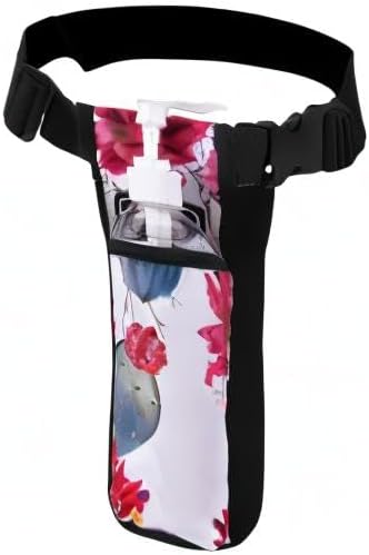Massage Bottle Bag Massage Therapist Holster Massage Lotion Holster Massage Oil Holster(9d1KD-Hua)