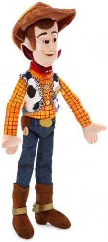 DISNEY STORE Official Toy Story Plush, Woody, Iconic Cuddly Toy Character with Embroidered Eyes and Soft Plush Features, Suitable for All Ages