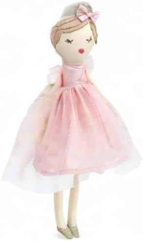 MON AMI Valentina Stuffed Doll – 15”, Soft & Elegant Stuffed Plush Doll for Little Girls, Use as Toy or Room Decor, for Kids of All Ages