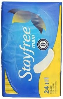 Stayfree Reg Maxi Pad 24ct