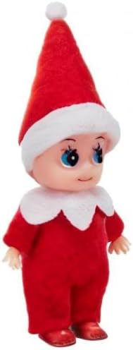 JOYIN 1 Pack Christmas Red Tiny Elf Soft Plush Toy for Adults Kids Accessories Party Favors Xmas Party Supplies Christmas Decor, Xmas Gift