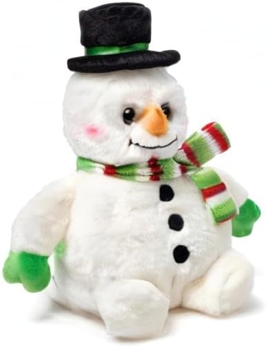 Bearington Big Snowball Snowman Plush, 14 Inch Snowman Stuffed Animal, Ideal Stuffed Christmas Animals Gift for Toddlers, Kids & Teens, for Ages 3-14