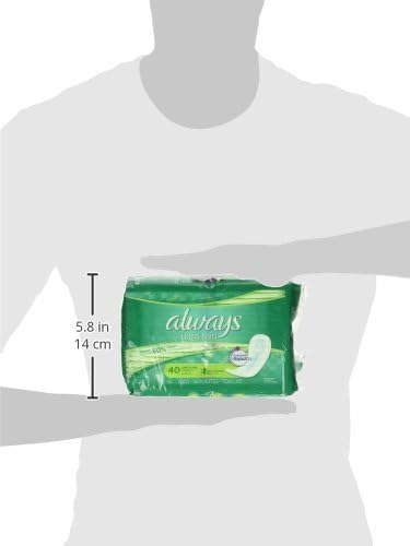 Always Ultra Thin Size Feminine Pads with Wings, Size 2