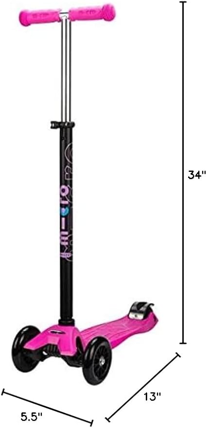 Micro Kickboard - Maxi Original 3-Wheeled, Lean-to-Steer, Swiss-Designed Micro Scooter for Kids, Ages 5-12