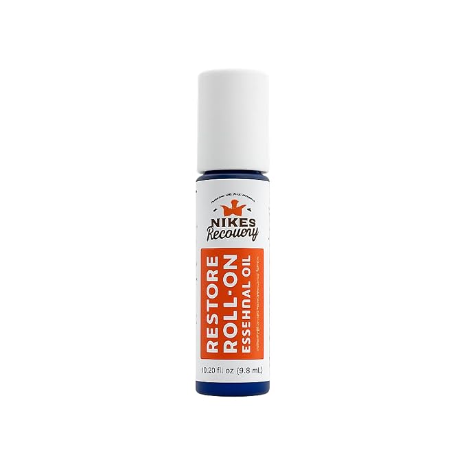 Mike's Recovery Essential Oil Roll-On - Mikes Recovery Roll On for Sore Tired Muscles and Athletic Recovery (Restore)
