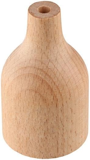 Wood Cap Diffuser Bottles 30ml/50ml - Handcrafted Glass Diffuser with Natural Wood Lid, Refillable Aromatherapy Bottles for Essential Oils(30ml)