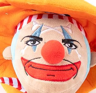 One Piece Buggy Plush Pillow Buddy - Super Soft Clown Character Pillow - Polyester Microfiber, 26 Inches