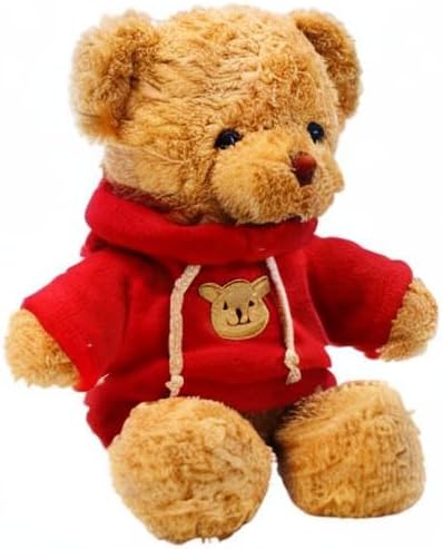 Teddy Bear Stuffed Animal, Teddy Bear Plush Toy, Birthday for Kids Boys Girls Friends (Red, 12inch)