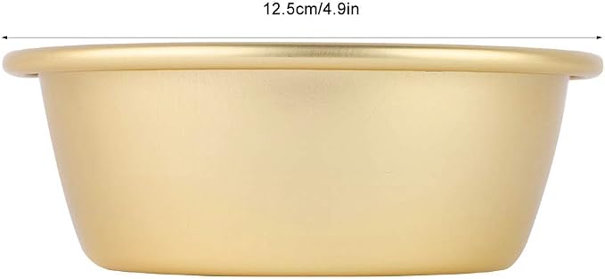 Ramen Pot Kimchi Container Noodle Pot Double Handle Yellow Aluminum Stock Pot Ramen Pot Korean (Yellow Aluminum Wine Bowl)