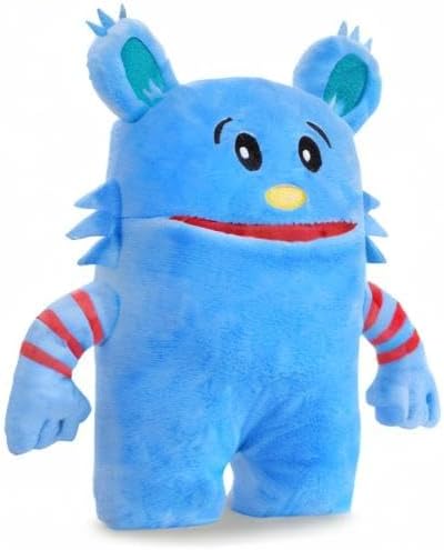 The Tooth Brigade Tooth Fairy Pillow | Stuffed Plush with Large Pocket Mouth for Lost Teeth, Treasures, Prizes - Fun and Interactive Plush, Perfect Kids, Boys, & Girls Gift (Blue Monster)