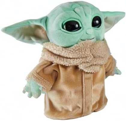 Mattel Star Wars Grogu Plush Toy, 8-inch Character Figure from Star Wars The Mandalorian, Soft Doll in Classic Look