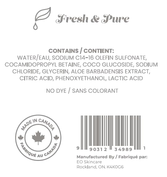 Fresh & Pure Unscented Feminine Intimate Wash, pH-Balanced, 11.8 fl oz