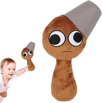 Sprunky Plush Toys Sprunky Wenda and Gray Plushies Sprunky Plushes Soft and Funs Stuffed Toys Dolls for Fans and Friends Birthday for Girls Boys (Dark Brown)