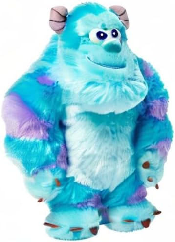 Disney Store Official Sulley Plush Toy - Soft 9-Inch Cuddly Monster from Pixar's Monsters, Inc. - Iconic Blue & Purple Design - Perfect Collectible & Cozy Companion for Fans and Kids Everywhere