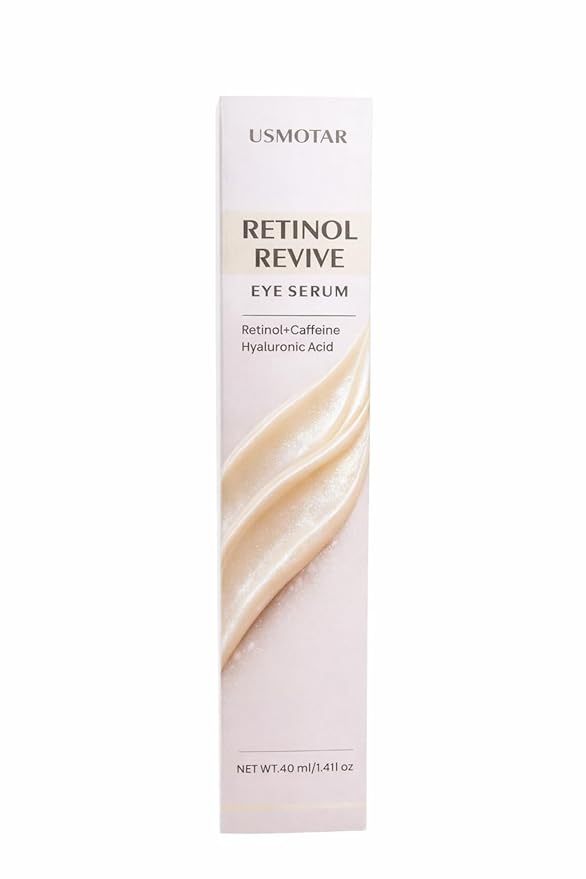 Retinol & Caffeine Eye Serum - Dark Circles Relief & Depuffing Treatment