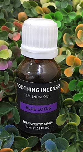 Blue Lotus Essential Oils ~ Pure Natural Aromatherapy Massage Oil - Therapeutic Grade - 100% Natural Incense - Pure Essential Oil (30 ml)