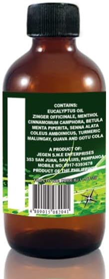 San Sierra Herbal Massage Oils 120 ml (4.06 fl oz) - Relaxing and Soothing (Mint Fresh)