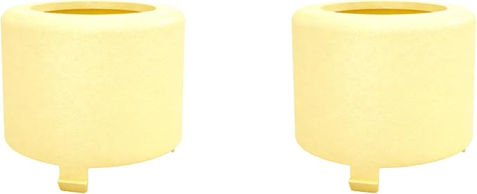 2-Pack Horn Collar Yellow Replacement Compatible with Little Tikes Cozy Coupe, Durable PLA Horn Fixing Part Compatible with Most Cozy Coupe Models