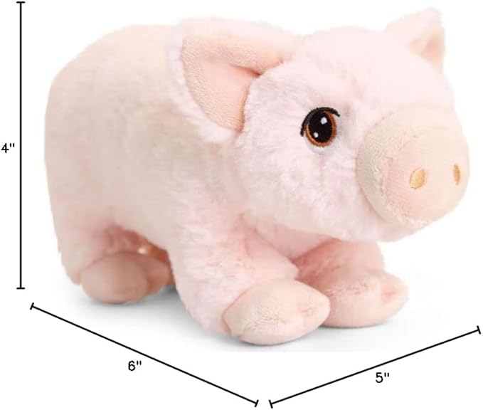 Deluxe Paws 100% Recycled Plush Eco Toys (Pig)