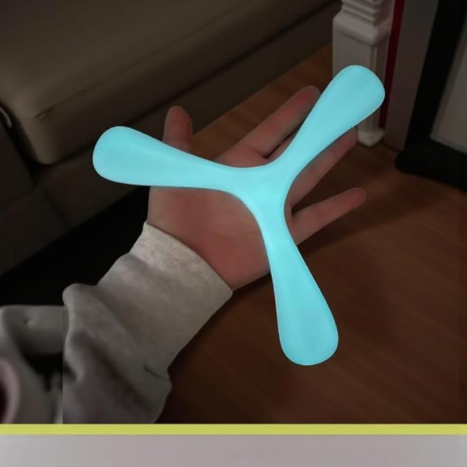 3-piece - 3-Leaf Glow-in-the-Dark Boomerang
