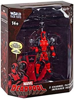 Marvel Deadpool 2CH Jetpack Flying Figure IR Helicopter