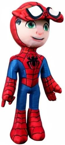 Marvel’s Spidey and His Amazing Friends - Feature Plush Spidey Secret Hero Reveal - 12” Plush with Sounds - Toys for Kids Ages 3 + - Superhero Toys for Kids 3 and Up