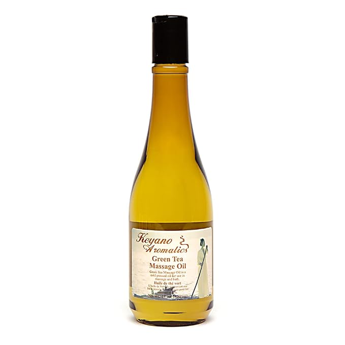 Keyano Aromatics Green Tea Massage Oil 12 oz