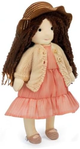 Waldorf Doll Handmade Rag Doll - Personalized Collectors Plush Doll for Kids Birthday Present with Beautiful Present Box-Kristy 12"