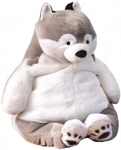 Husky Weighted Stuffed Animals, 21.5" 5.2 lbs Weighted Husky Dog Plush Toy Large Weighted Plush Animal Pillow Gifts for Boys and Girls