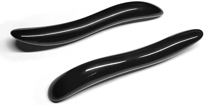 Massage Stones Guasha Roller Obsidian Gemstone Meditation Healing Stick Stone Gua Sha Board for Facial Spa Massage