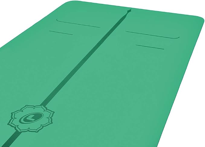 Liforme Evolve Yoga Mat โ Free Yoga Bag Included - Patented Alignment System, Warrior-like Grip, Non-slip, Eco-friendly, Sweat-Resistant, Long, Wide, 4.2mm thick mat for comfort