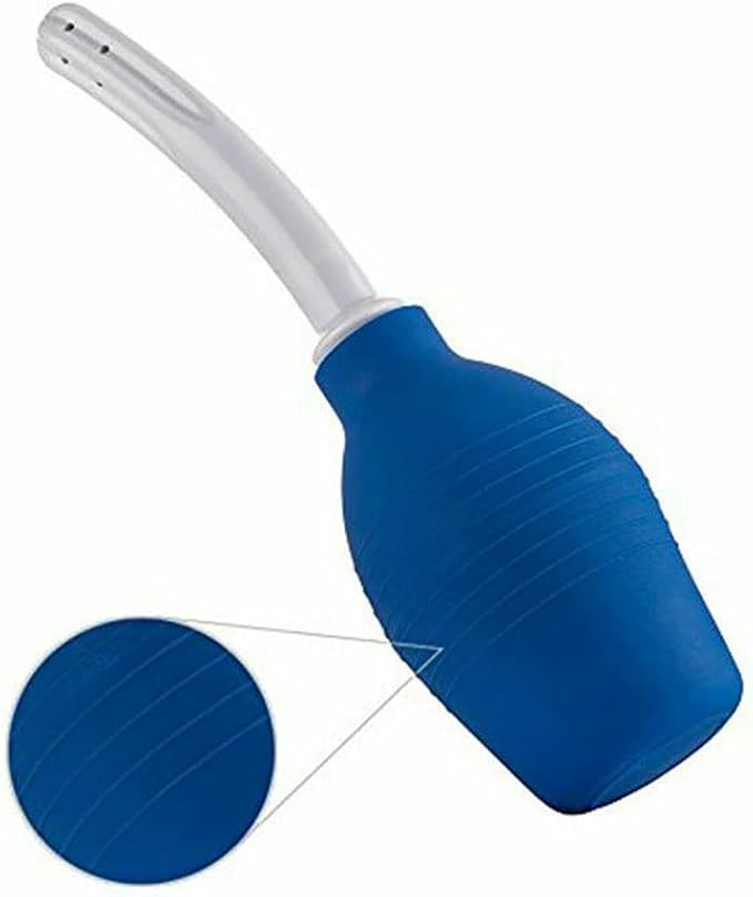 Magik 1-2 Pcs 310ml Anal Douche Bottle Enema Bulb Vaginal Douche Cleaner Bag Kit (1 Pack, Blue)