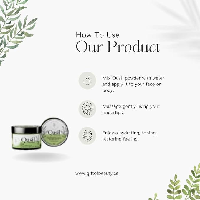 Qasil Powder Organic Qasil Powder for Glowing Skin Qasil Herbal Skin Care Pure Qasil Powder Somali Qasil Powder