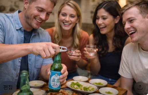 Creative Korea Soju Shape Bottle Opener Kitchen Accessories Fridge Magnets (soju opener)