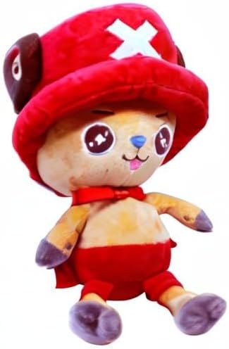 ALORVE Plush Figure Toys Plush Toy Tony Tony Chopper Anime Stuffed Plush Doll 11.7 Inches(Red)