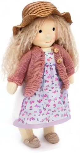 Waldorf Handmade Rag Doll - Personalized Collectors Plush for Kids Birthday Present With Beautiful Box-Darcy 12"