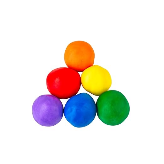 Colorations Wheat & Gluten Free Classic Dough - 6 Colors (5oz Each) | Non-Toxic, Play Dough, Bulk Set, Sensory Kit, Party Favors, Classroom Pack
