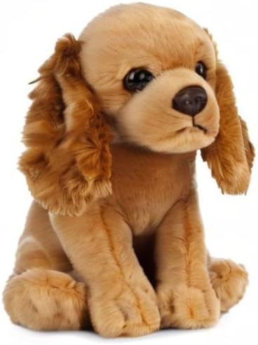 Living Nature Cocker Spaniel Puppy Stuffed Animal | Fluffy Dog Animal | Soft Toy Gift for Kids | 6 inches