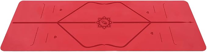 Liforme Travel Yoga mat – Patented Alignment System, Warrior-Like Grip, Non-Slip, Eco-Friendly, Ultra-Lightweight and Sweat Resistant, Made with Natural Rubber