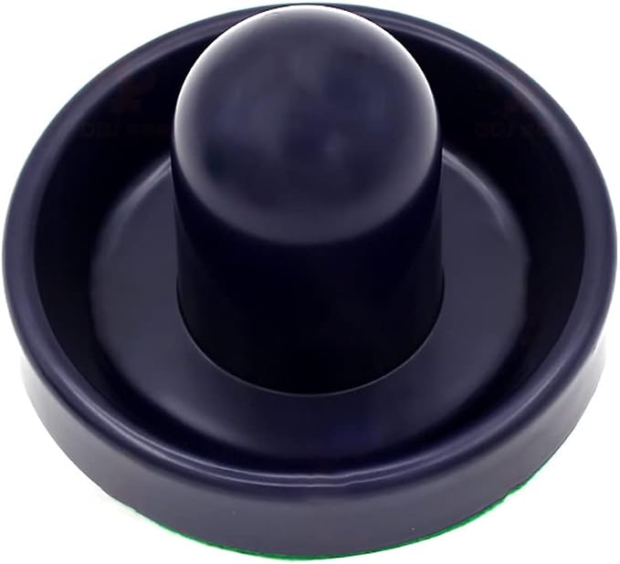 4 Pcs Air Hockey Pushers with 8 Pcs Pucks, Paddles & Goal Handles - Replacement Accessories for Game Tables