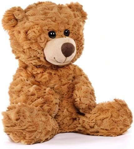 Tezituor Small Teddy Bear Stuffed Animals 18inch, Cute Teddy Bear Plush Toys for Kids Girl Boy, Valentines Bear Plushie Gift for Girlfriend Boyfriend Women Wife, Brown