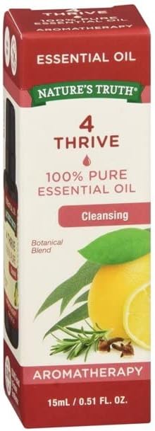 Nature's Truth 100% Pure Botanical Blend Essential Oil Cleansing - .5 oz, Pack of 2
