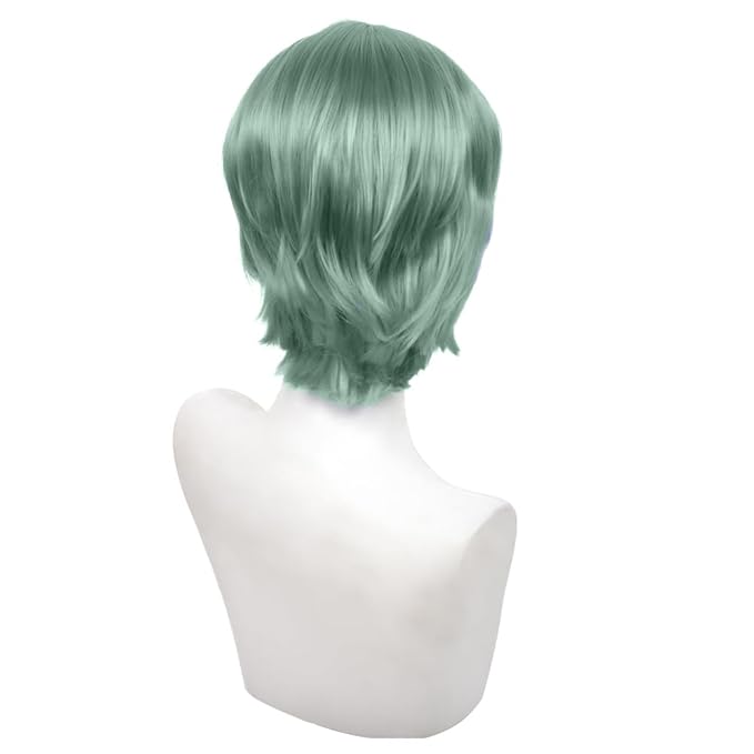 Men Baby Saja Costume Wig Anime Demon Boys Cosplay Props Halloween Party Outfit Accessories Merch Green