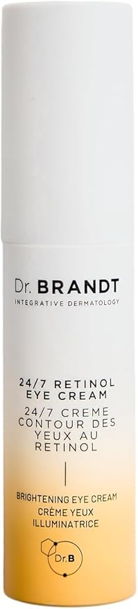 Dr. Brandt Bright This Way 24/7 Retinol Eye Cream - Smooths the Look of Fine Lines & Wrinkles, Illuminates & Moisturizes the Eye Area - 0.5 oz