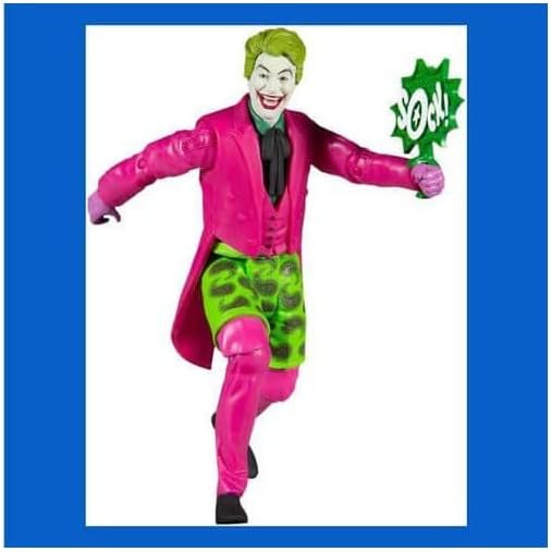 McFarlane TM15043 The Joker Swim Shorts Batman Action Figure, Striped, Multi