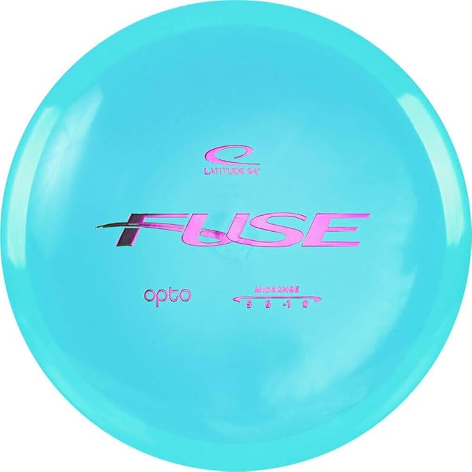 D·D DYNAMIC DISCS Latitude 64 Opto Fuse Disc Golf Midrange | Easy to Use Frisbee Golf Midrange | 170g Plus | Straight Flying Frisbee | Stamp Color Will Vary